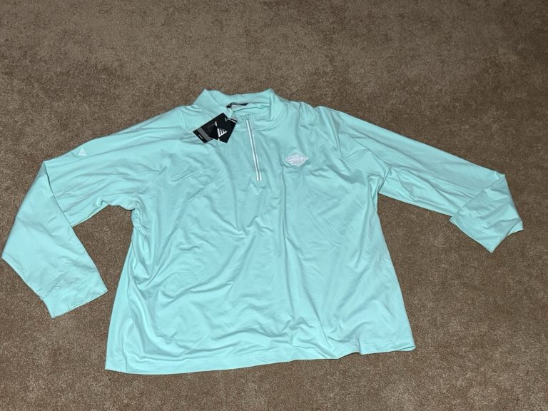 Levelwear Minnesota Wild NHL Theory 1/4 Zip Pullover Mint Men’s 3XL NWT