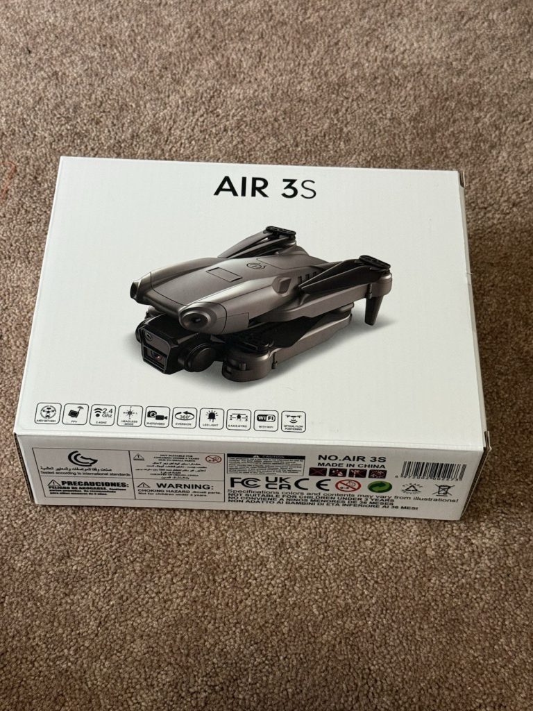 AIR 3S Foldable Drone Dual Camera WiFi FPV 2.4GHz LED Headless RC Quadcopter