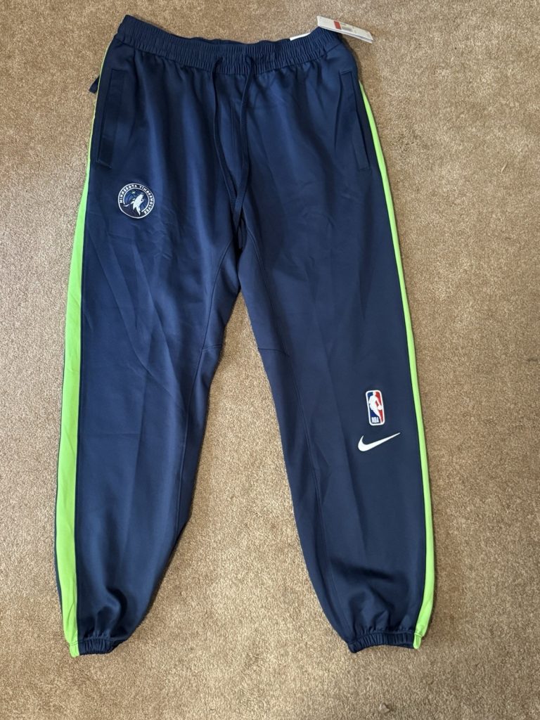 Nike NBA Minnesota Timberwolves Dri-Fit Basketball Pants Men’s L NWT