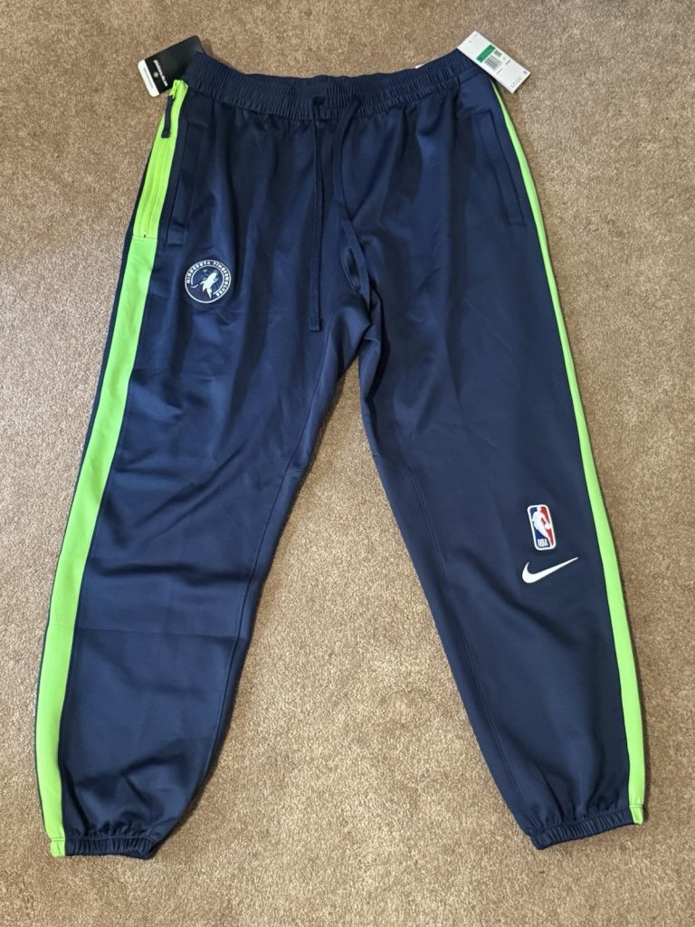 Nike NBA Minnesota Timberwolves Dri-Fit Basketball Pants Men’s XL NWT