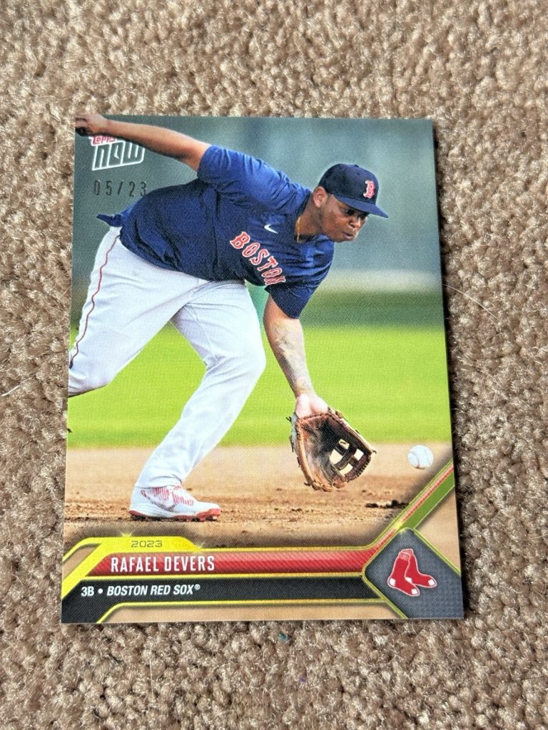 2023 Topps Now Rafael Devers #OD-11 Opening Day Red Sox 05/23