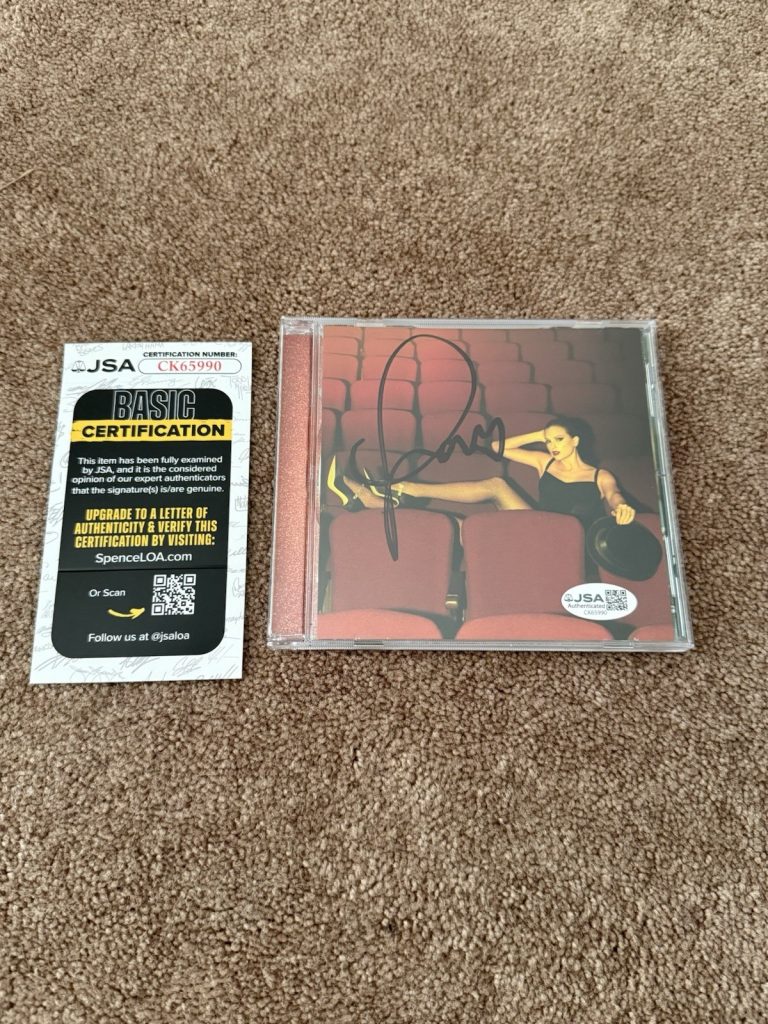 Taylor Swift Signed The Life of a Showgirl CD Album Autographed JSA Authentic