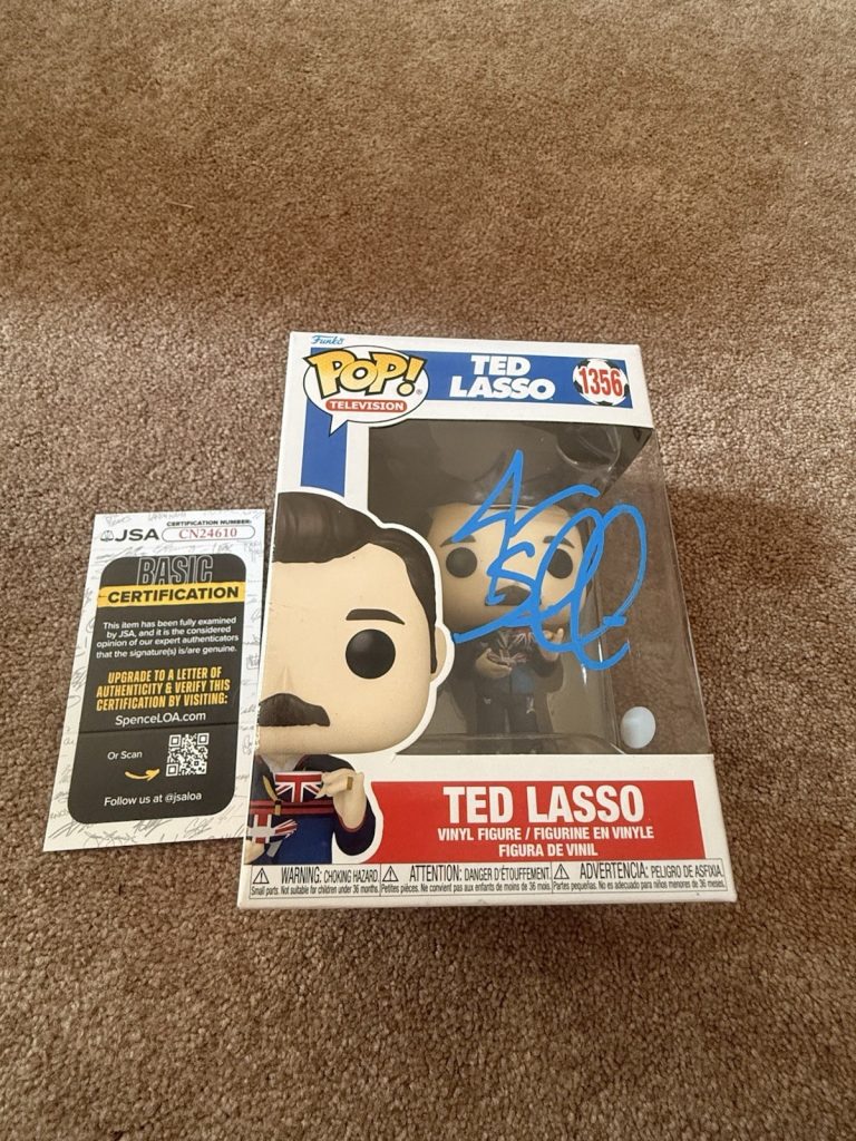 Ted Lasso Funko Pop #1356 Signed Jason Sudeikis JSA COA Autograph TV Figure