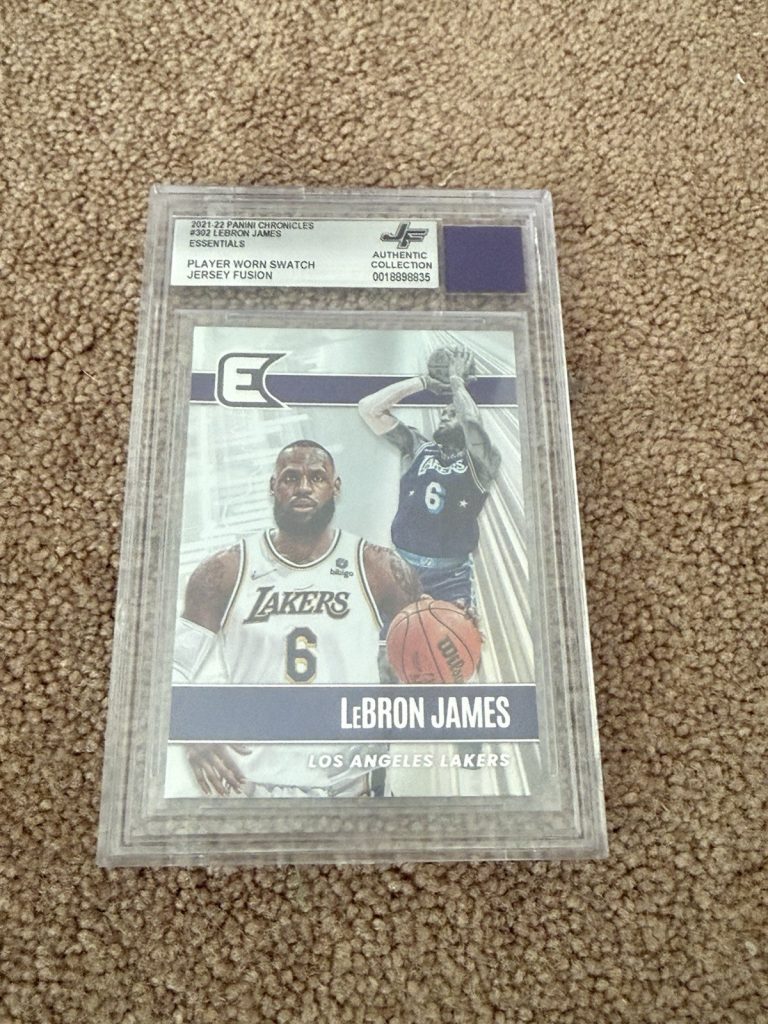 LeBron James Jersey Fusion 2018-19 Practice Jersey Player Worn Swatch Lakers