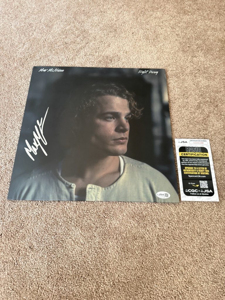 Max McNown Signed Night Diving Vinyl LP Album Autograph JSA COA Country