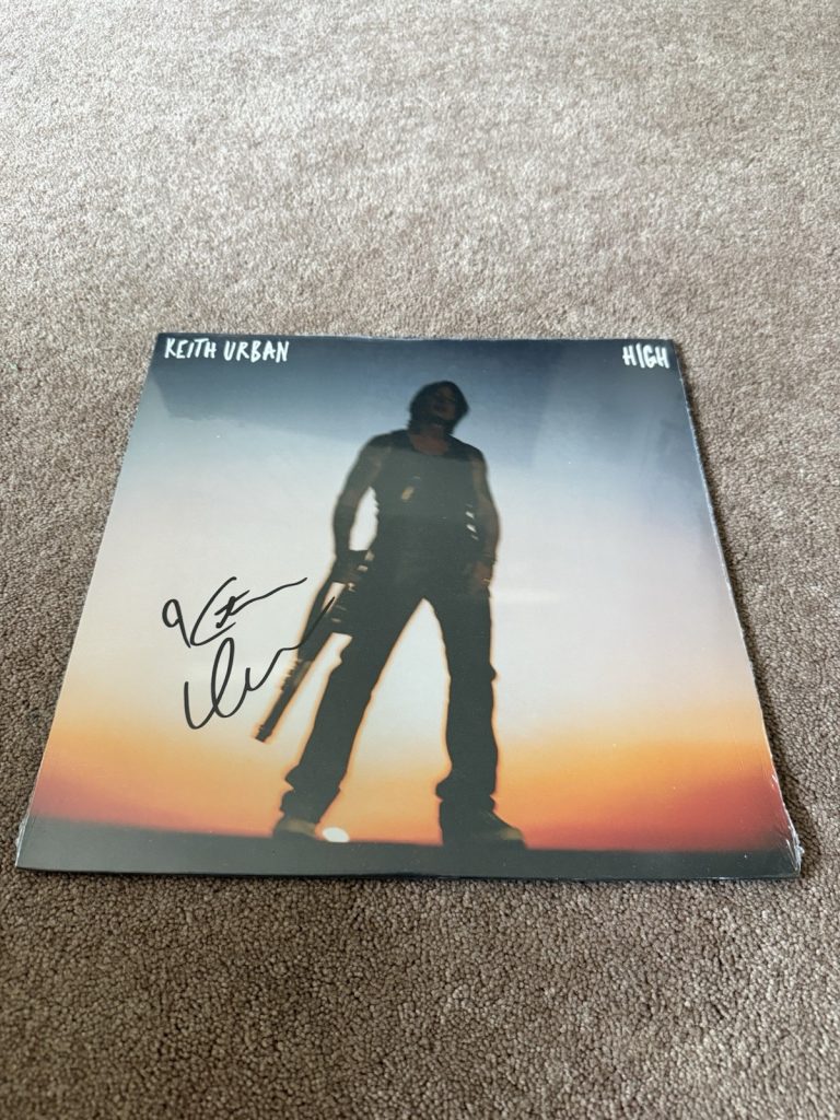 Keith Urban Signed HIGH Vinyl LP Album Autograph Beckett BAS COA Country