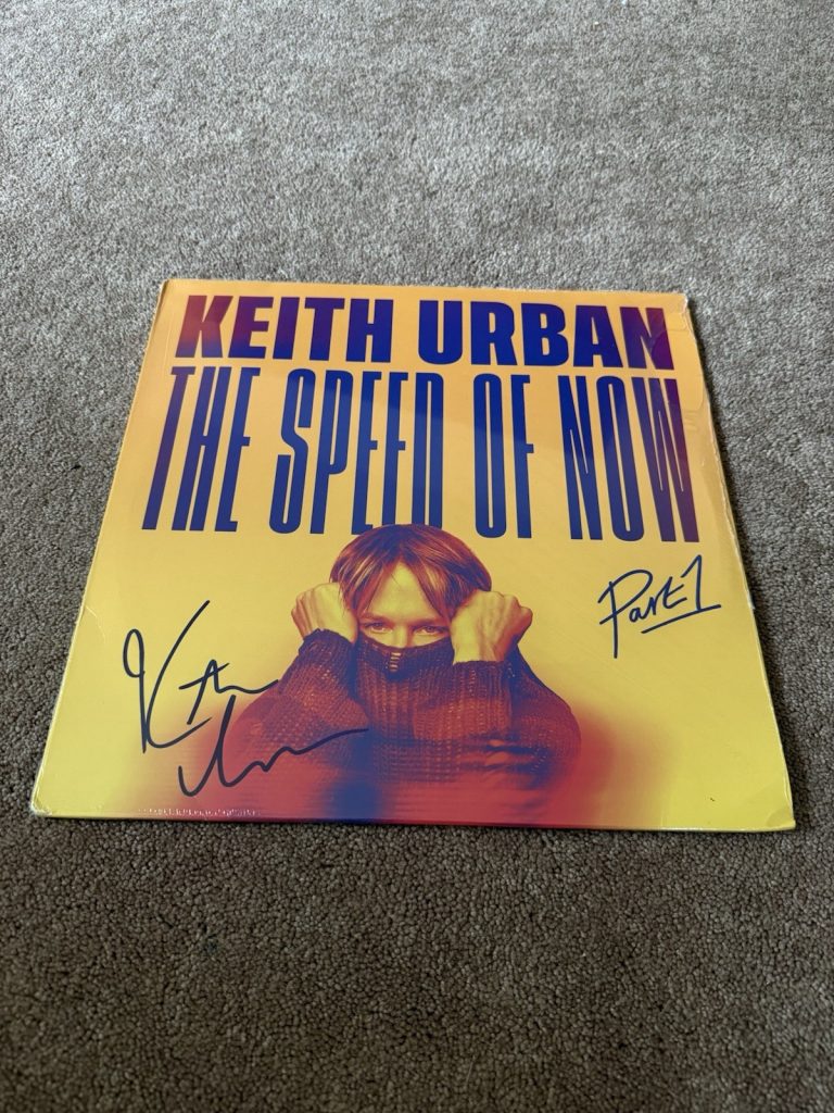 Keith Urban Signed The Speed of Now Part 1 Vinyl LP Autograph Beckett BAS COA