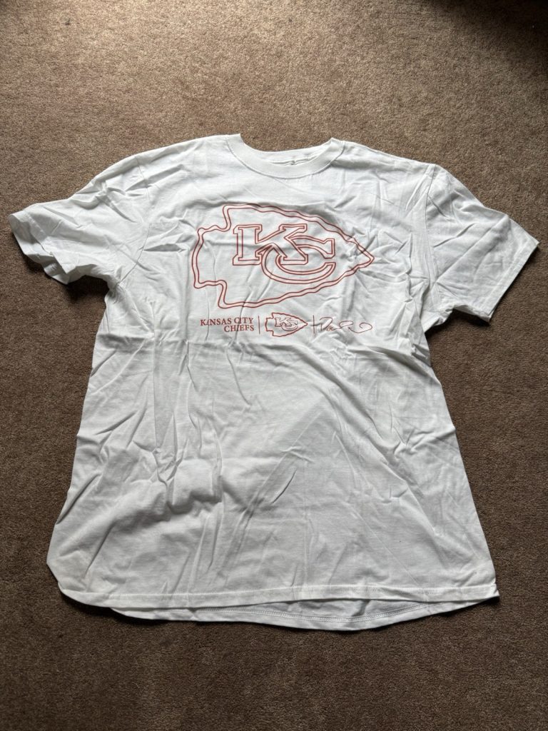 Patrick Mahomes Kansas City Chiefs T-Shirt XL White #15 Fanatics NFL Name