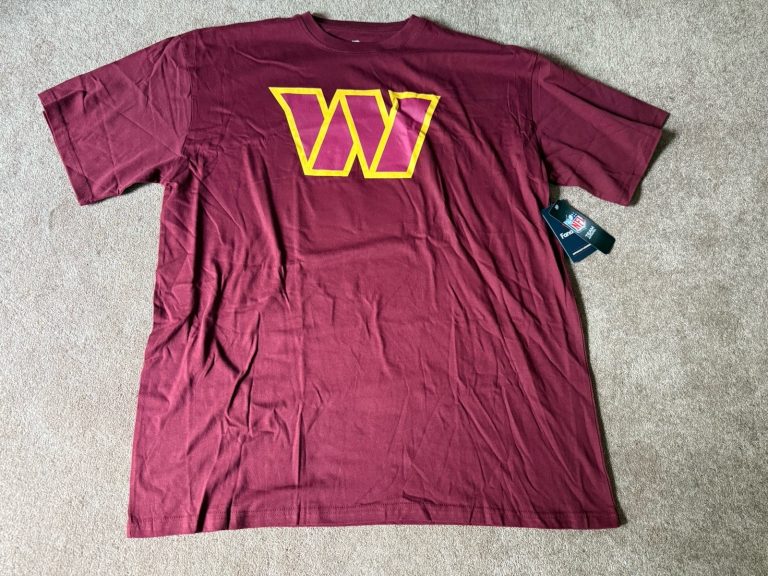Jayden Daniels Washington Commanders T-Shirt 2XLT Maroon Fanatics NFL #5 NWT