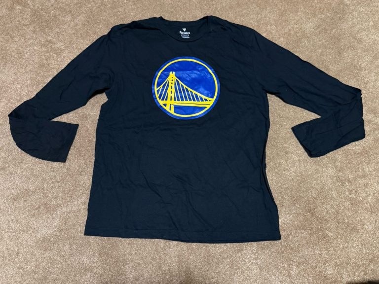 Fanatics Golden State Warriors Stephen Curry 30 Long Sleeve Shirt Black L NBA