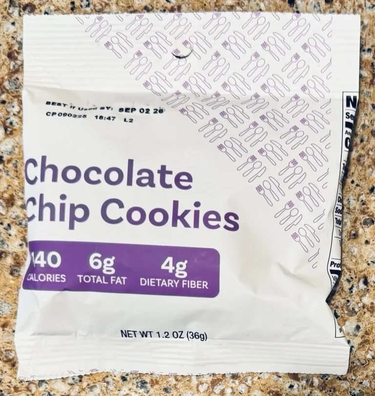 Nutrisystem Chocolate Chip Cookies Snack Lot Of 30 Bags New In Bag NIB 1/8/27