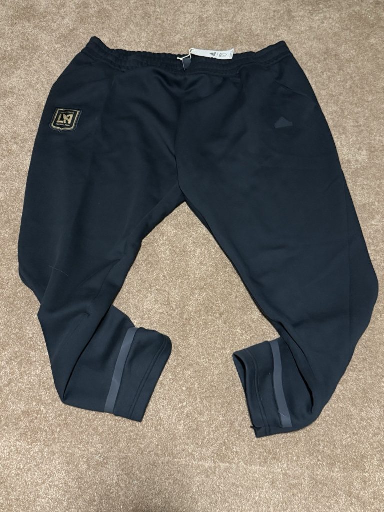 Adidas LAFC Los Angeles FC Travel Pants Black Mens 3XL Joggers MLS NWT