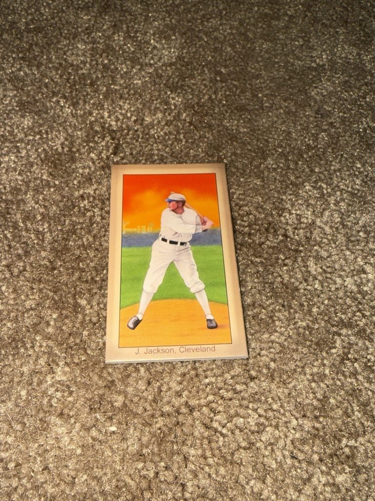 Helmar Shoeless Joe Jackson Cleveland 2005 Mini Tobacco Card Baseball