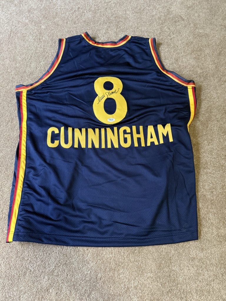 Sophie Cunningham Signed Indiana Custom #8 Navy Jersey Prime Time COA Auto