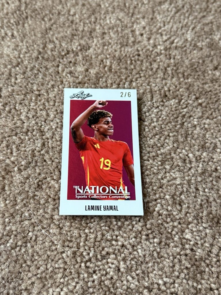 Lamine Yamal 2026 Leaf National Mini MF-93 2/6 Spain Soccer Card