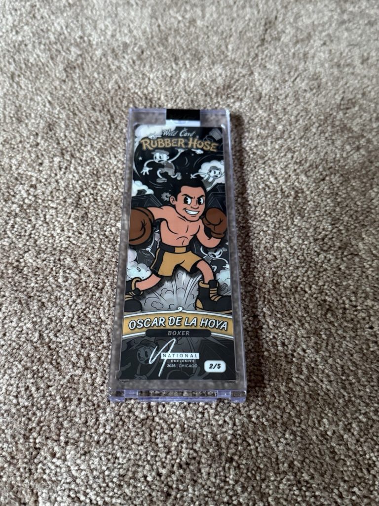 2026 Wild Card Rubber Hose Slim Gem Oscar De La Hoya Boxer 2/5 National Chicago