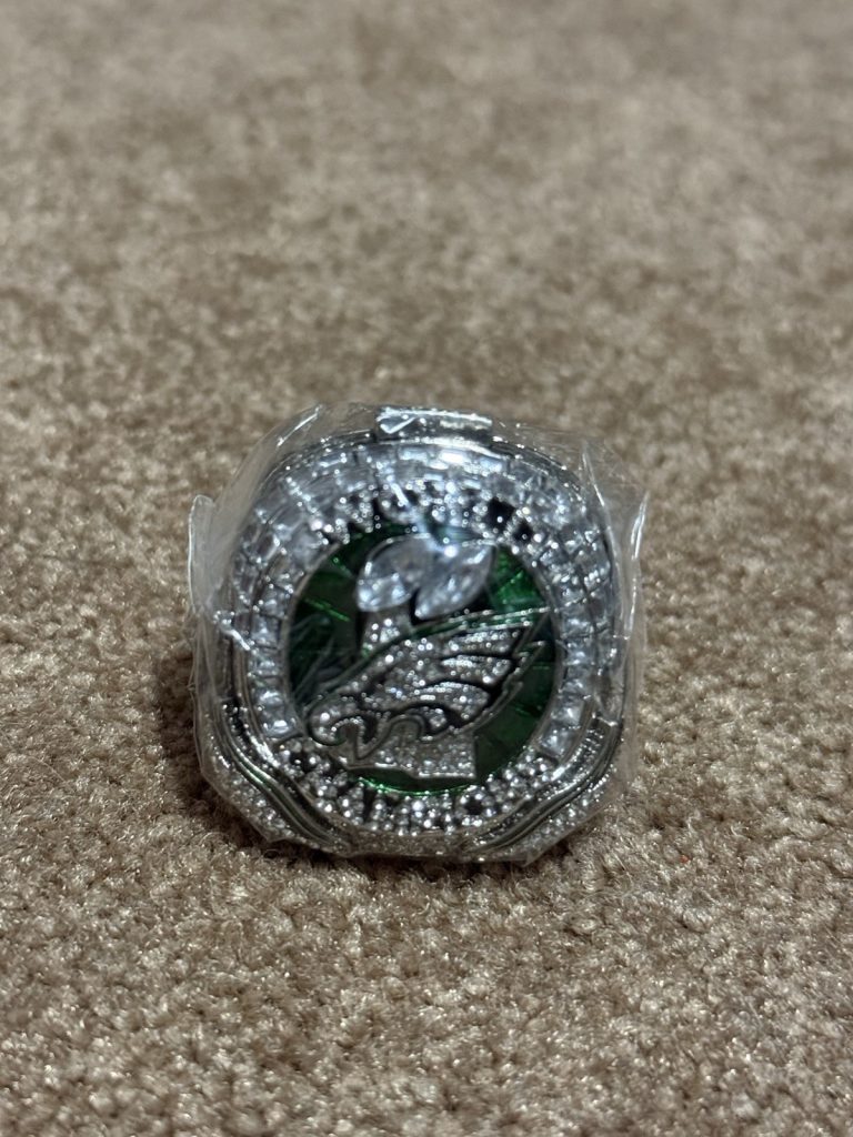 Philadelphia Eagles Super Bowl LIX Champions Jalen Hurts 1 MVP Replica Ring