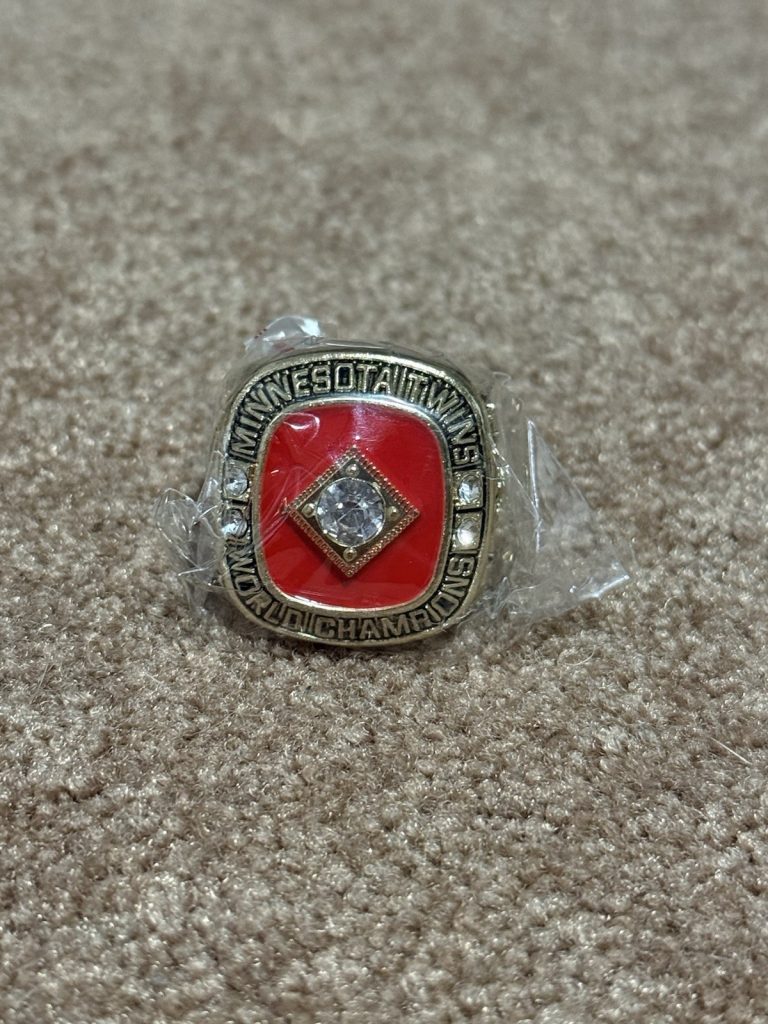 Minnesota Twins 1991 World Series Champions Wayne Terwilliger Replica Ring Fan