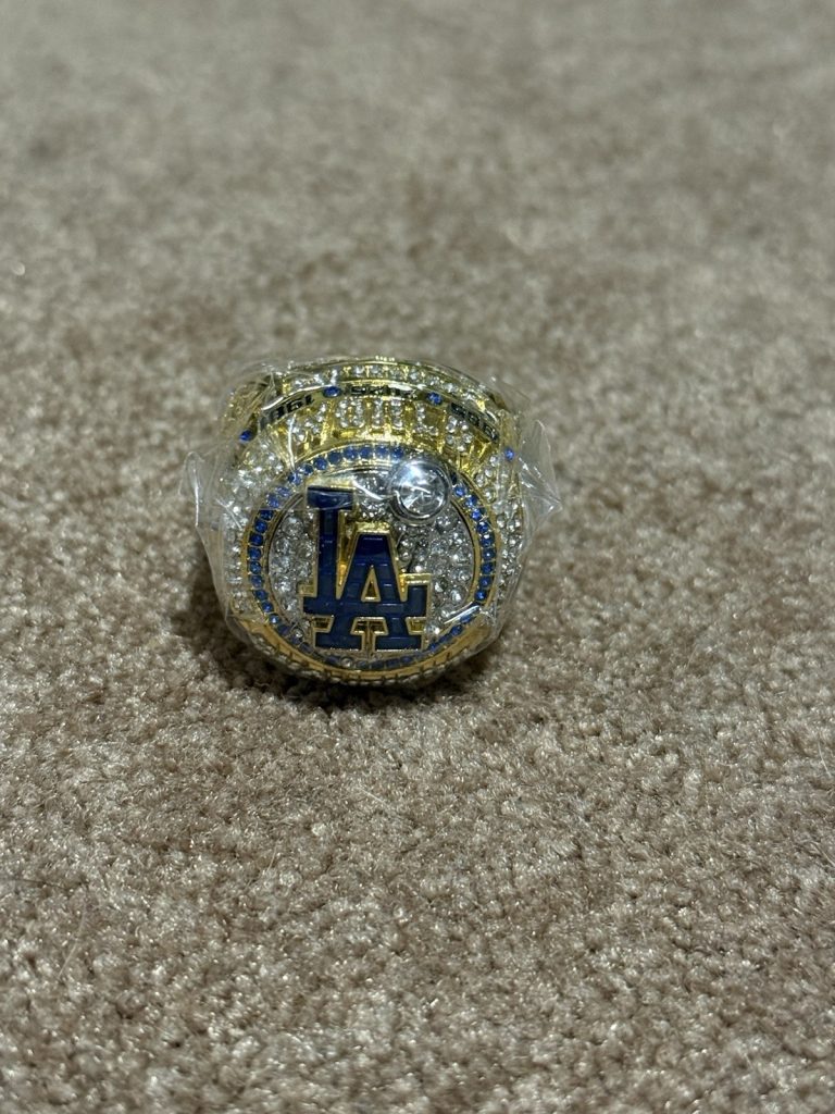 Los Angeles Dodgers 2024 World Series Champions Yoshinobu Yamamoto Replica Ring