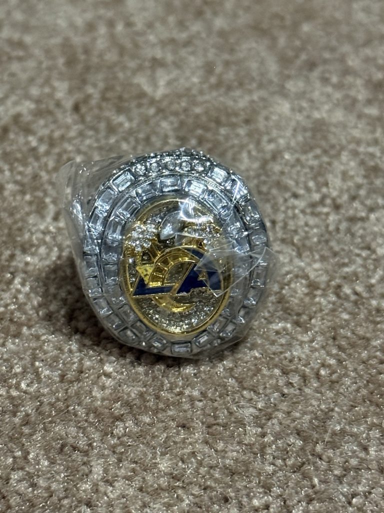 Los Angeles Rams Super Bowl LVI Champions Matthew Stafford Replica Ring Fan