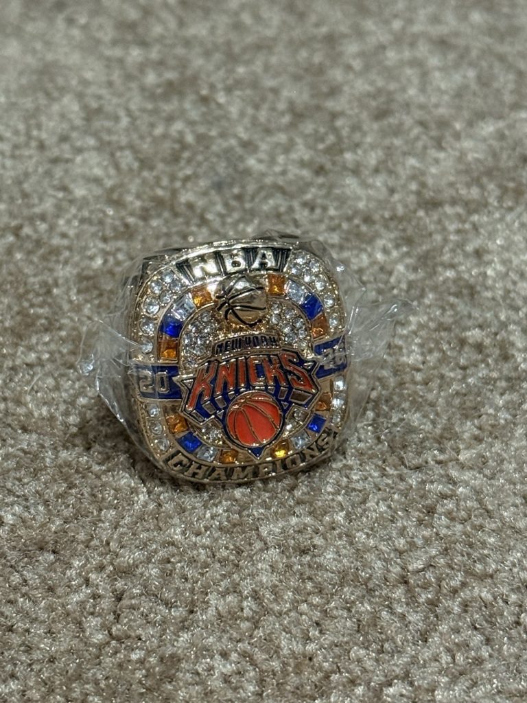 New York Knicks 2026 NBA Champions Jalen Brunson Replica Ring Fan