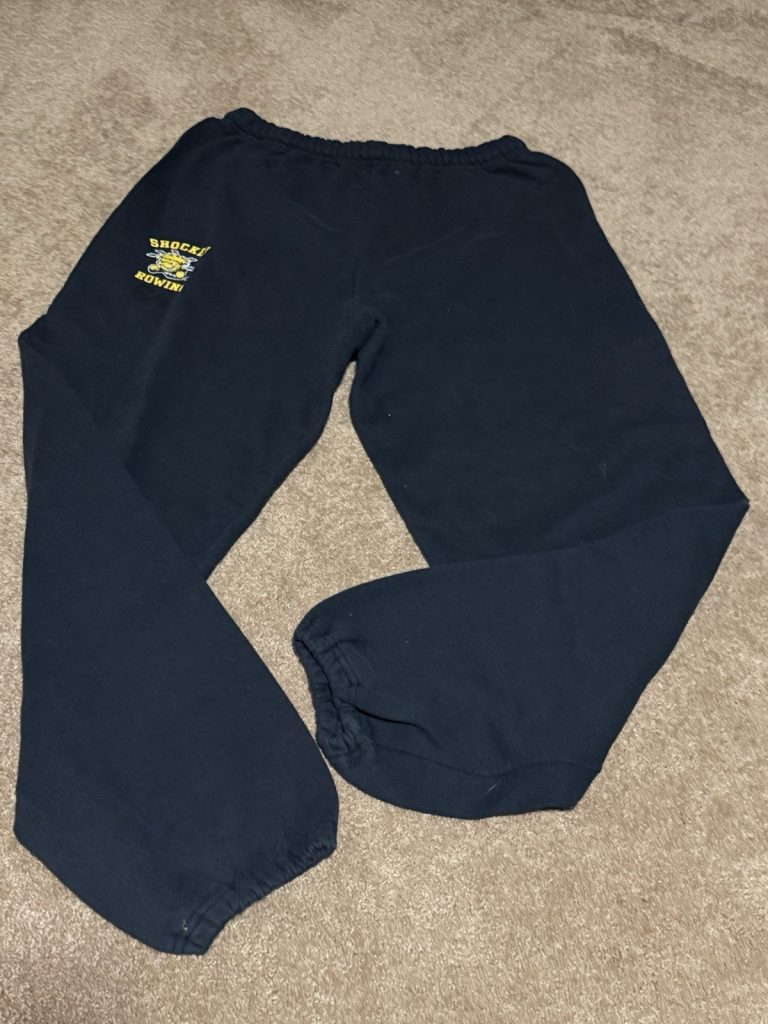 Vintage Wichita State Shockers Rowing Sweatpants Mens L Black Joggers WSU