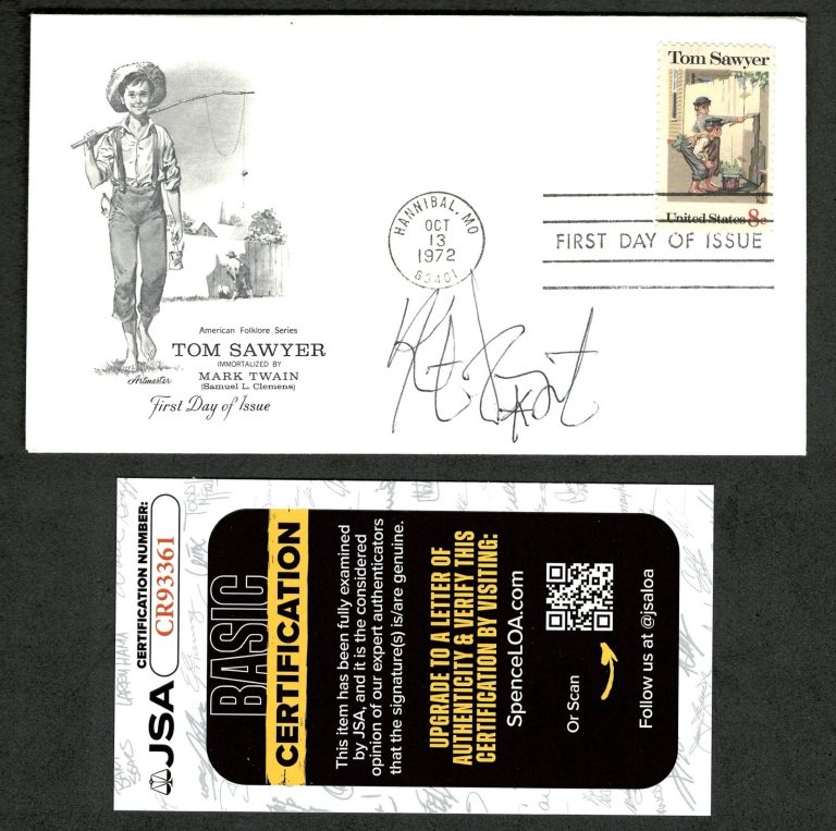 Kurt Vonnegut Signed Autographed First Day Cover JSA Slaughterhouse-Five 1