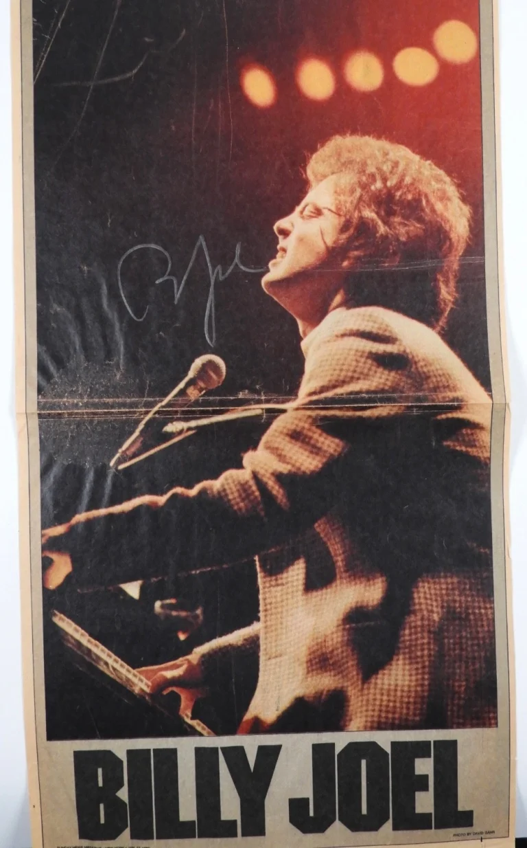 Billy Joel ACOA Signed Autograph Newspaper Magazine Page
