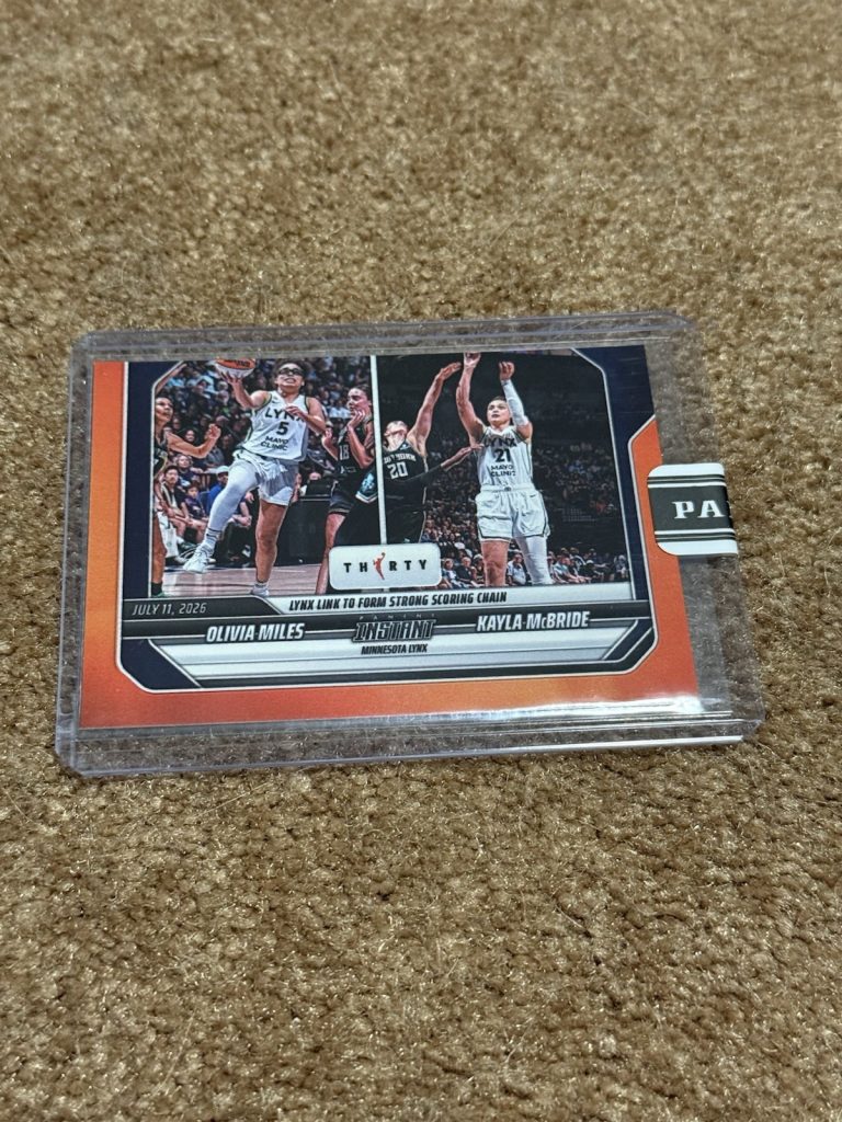 2026 Panini Instant Olivia Miles Kayla McBride #235 Orange /30 Lynx WNBA