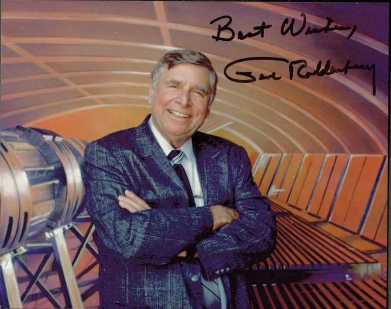 Gene Roddenberry Signed Autographed 8x10 Photo Grad Authentication Star Trek