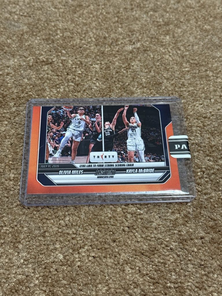 2026 Panini Instant Olivia Miles Kayla McBride #235 Orange /30 Lynx WNBA