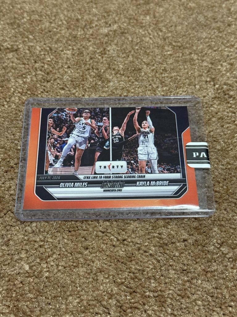 2026 Panini Instant Olivia Miles Kayla McBride #235 Orange /30 Lynx WNBA