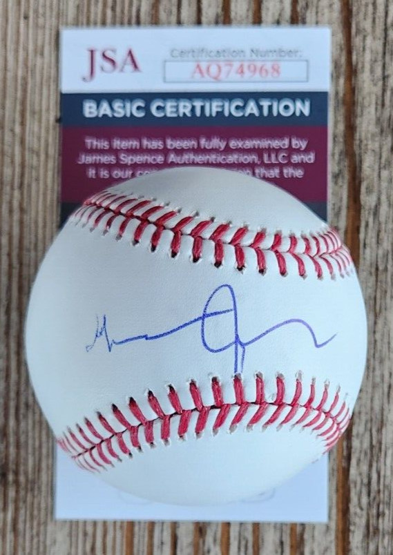 Hakeem Jeffries Signed OMLB Baseball w/ JSA COA #AQ74968 House Minority Leader