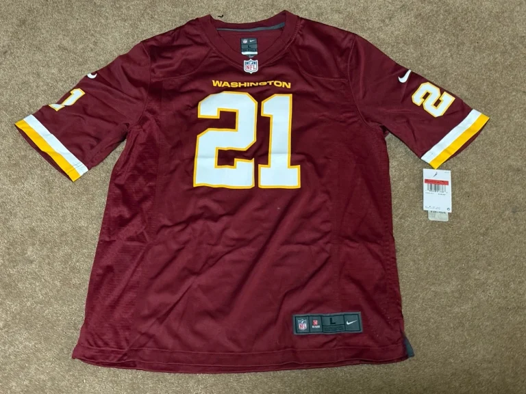 NWT Nike Sean Taylor #21 Washington Football Team Game Jersey Men's L Burgundy