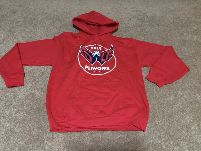 NWT Fanatics Washington Capitals 2025 Playoffs Hoodie Sweatshirt M Red NHL