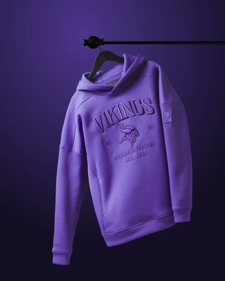 UNRL Minnesota Vikings LTD Terrablend Hoodie XL Purple Limited Edition Collab