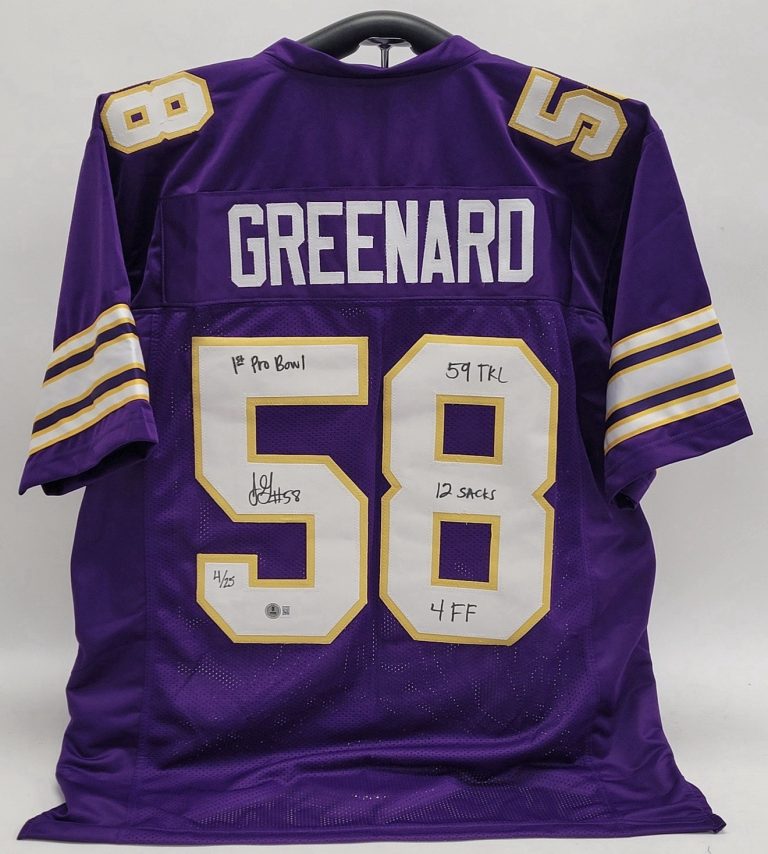 Jonathan Greenard Signed Inscribed 1st Pro Bowl Jersey 4/25 Vikings Beckett