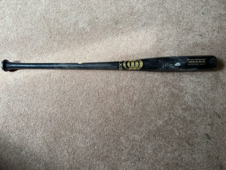 Aderlin Mejia Signed Used Axis Pro Elite Certified Maple AX243 Bat 3/20/14