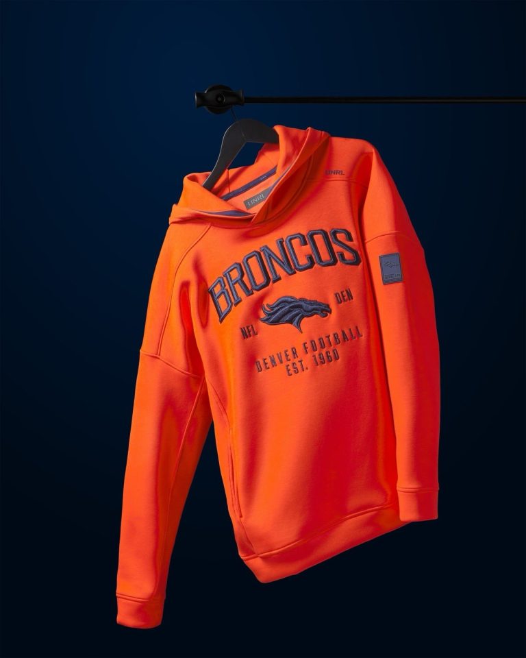 UNRL x Denver Broncos LTD Terrablend Hoodie Orange Size XL NFL Limited Edition