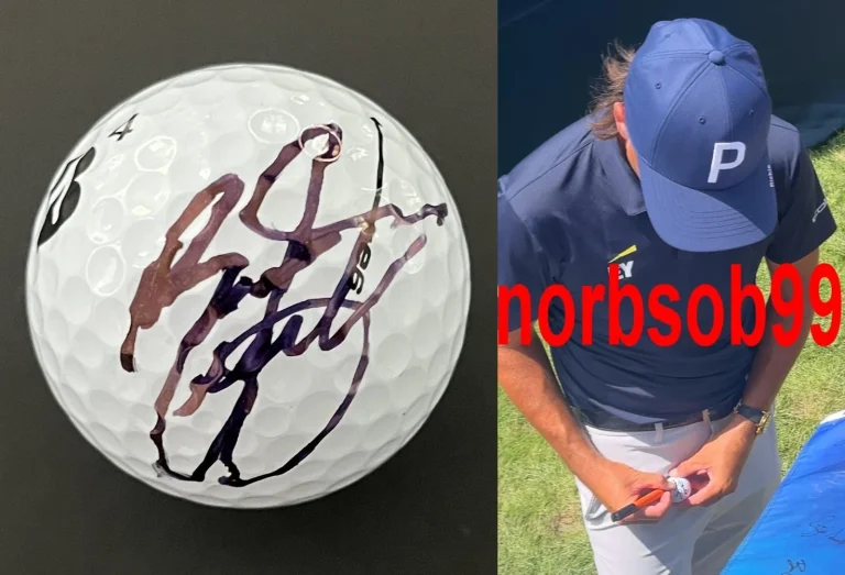 RICKIE FOWLER SIGNED THE PLAYERS CHAMPIONSHIP GOLF BALL w/EXACT PROOF & COA