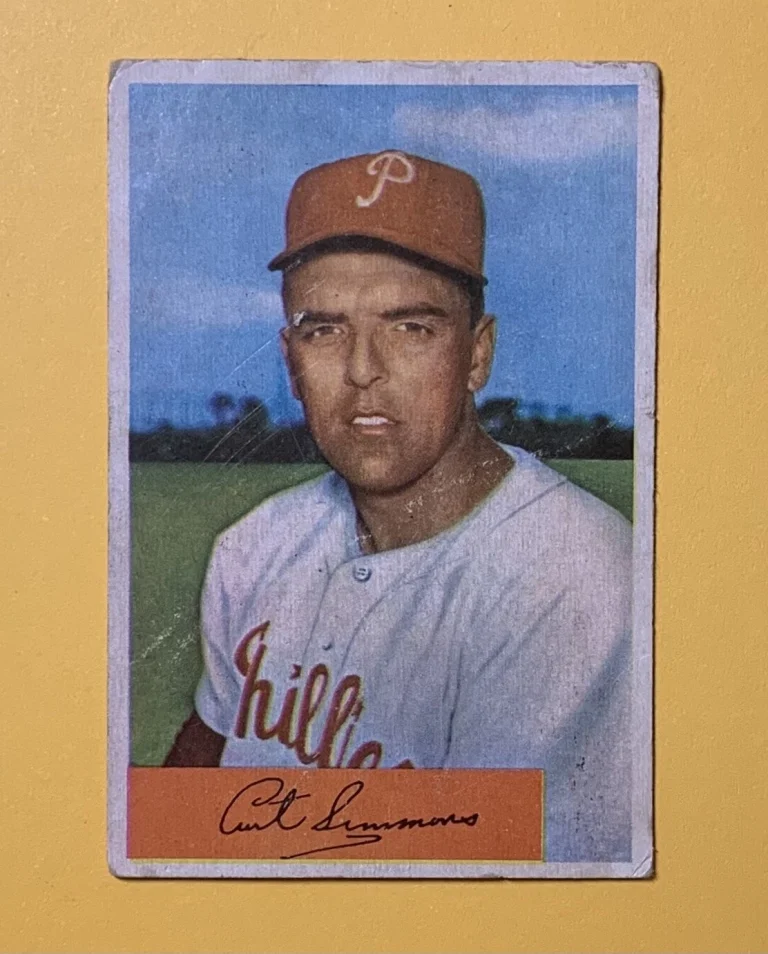 1954 BOWMAN CURT SIMMONS #79 PHILLIES