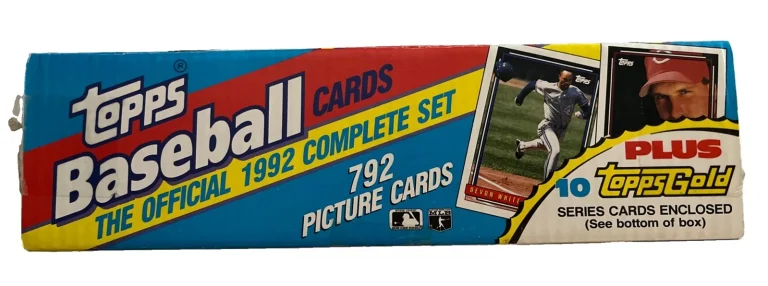 Topps MLB Major League Baseball 1992 Complete Factory  Set 792 Cards