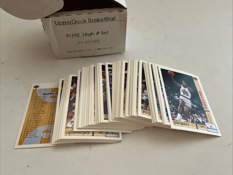 91-92 UPPER DECK NBA BASKETBALL INAUGURAL  ED. HIGH SET 401-500