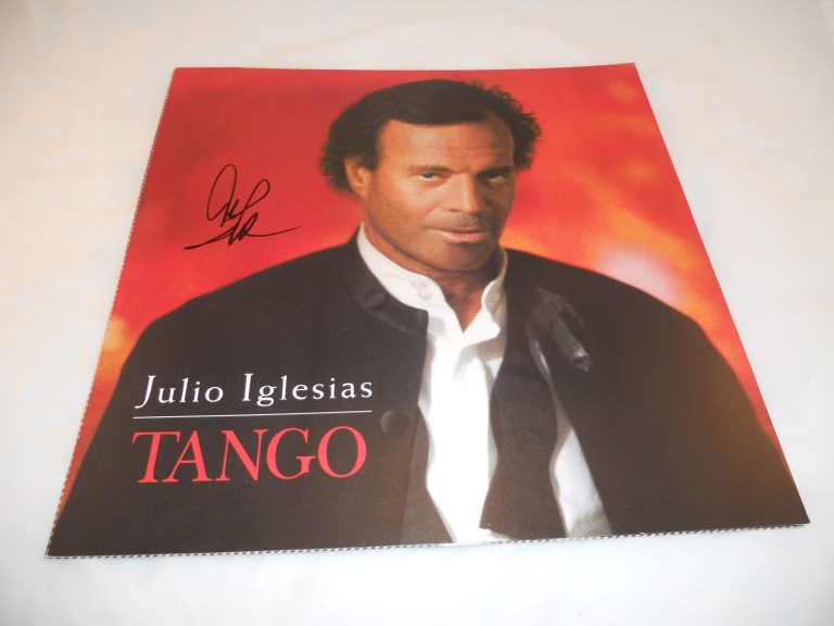 Julio Inglesias Autographed Signed Tango LP Poster Flat Guaranteed #1