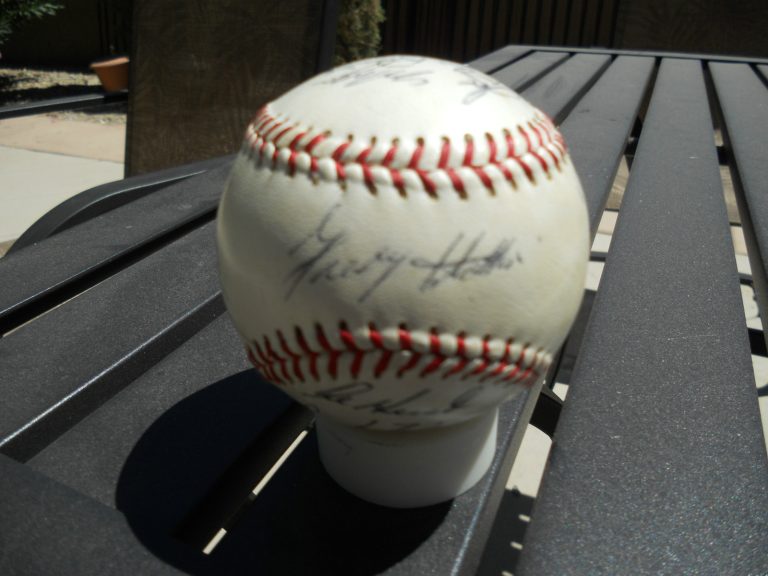1966 Houston Astros Team Signed Ball Baseball Nelson Fox PSA Certified