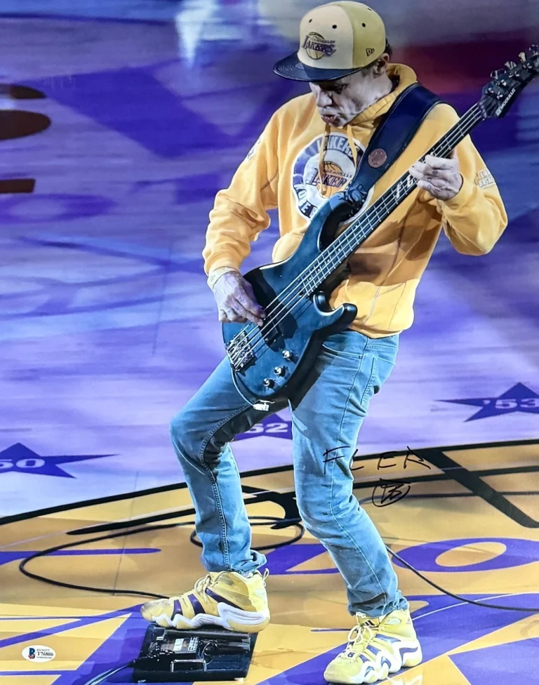 Flea Red Hot Chili Peppers Signed Autograph 16x20 Photo Poster RHCP Beckett COA
