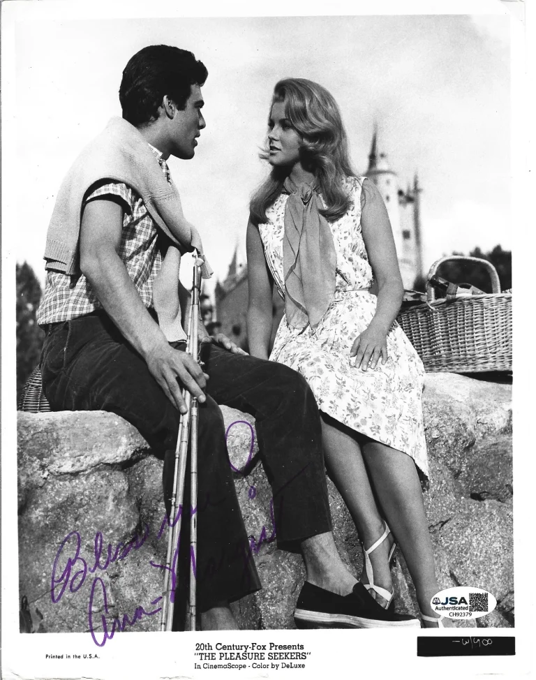 Ann-Margret SIGNED Pleasure Seekers Promo Photo JSA COA Autograph Bye Bye BIrdie