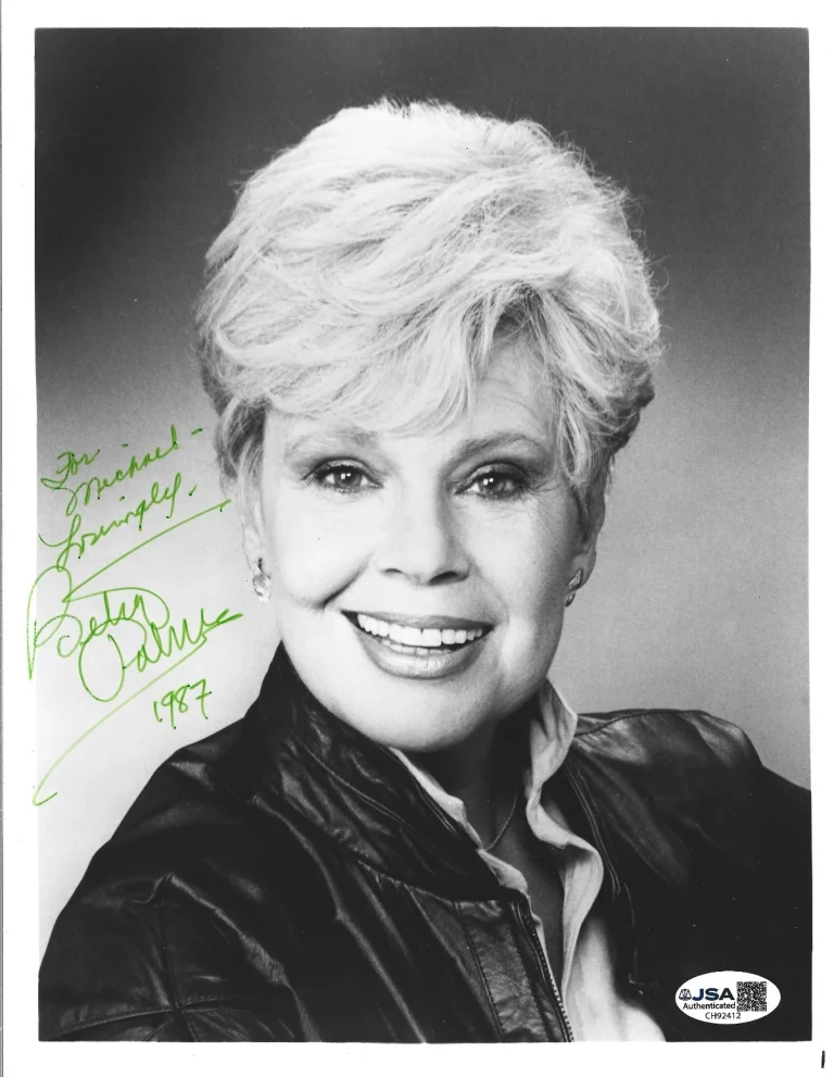 Betsy Palmer REAL hand SIGND Official Promo Photo JSA COA Autograph Friday 13th