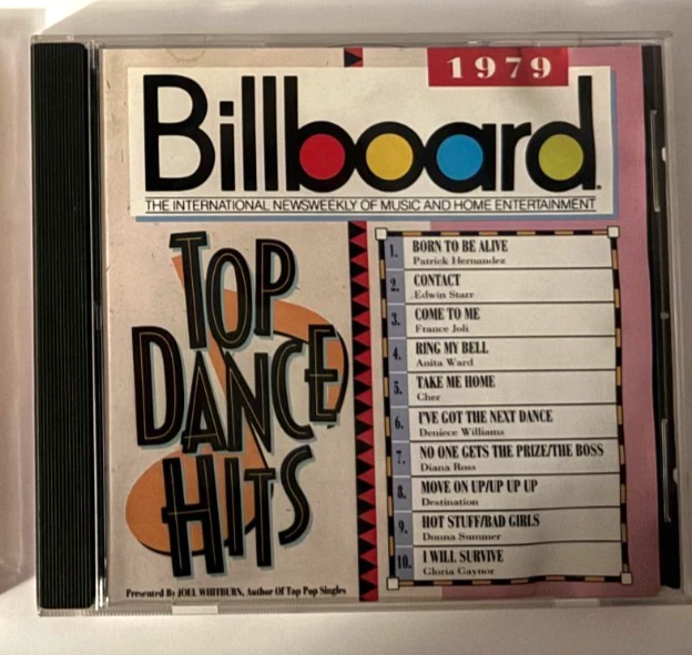 Billboard Top Dance Hits 1979 Rhino CD Gloria Gaynor Cher Donna Summer