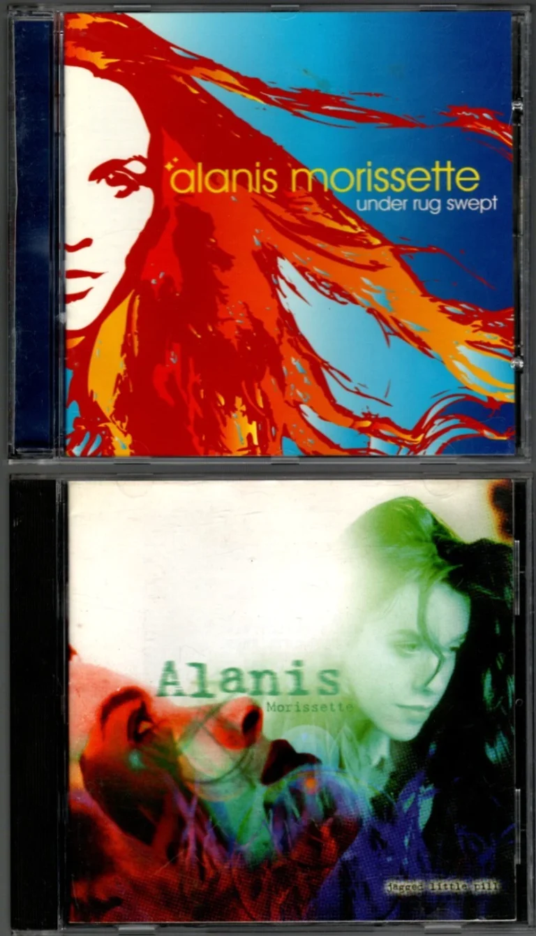 Alanis Morissette 2 CD Lot Jagged Little Pill Under Rug Swept Tested Good Shape